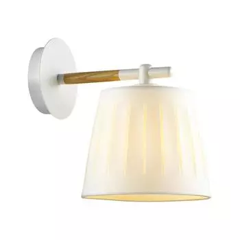 Бра Odeon Light Nicola 4111/1W белое E27 40W