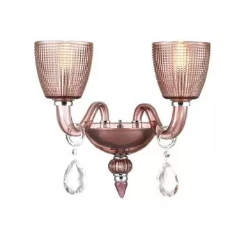 Бра Odeon Light Pirea 4199/2W бордовое E14 2х40W