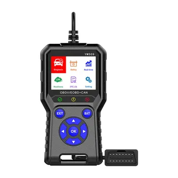 Двигатель OBD 2 сканер автомобильный диагностический инструмент автомобильный ODB2 считыватель кодов YM509 стирание кодов ошибок многоязычный OBD2 сканер оранжевый