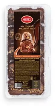 Пирожное эклеры с шоколадным заварным кремом и соленой карамелью 250 г мирель
