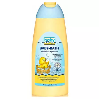 Пена для купания Babyline 500мл с ромашкой и Panthenolом