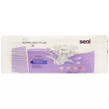Подгузники Seni Super plus air Medium шт 30