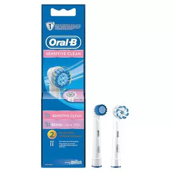 Oral-B Sensitive clean Насадка для электрической зубной щетки 2 шт