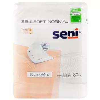 Пеленка Seni Софт Нормал 60 x 60 см 30 шт