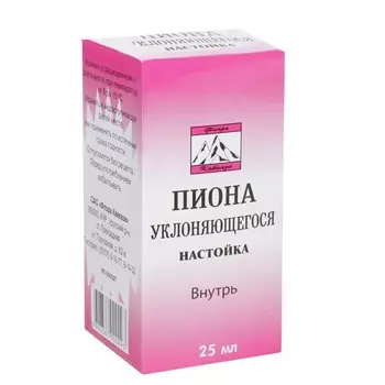 Пиона уклоняющегося настойка 25 мл