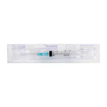 PL Паскаль Шприц одноразовый трехкомпонентный с иглой 23G 2 мл