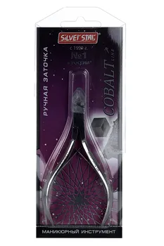 Кусачки маникюрные Silver Star д/кутикулы ручная заточка 5 мм модель Cobalt 08