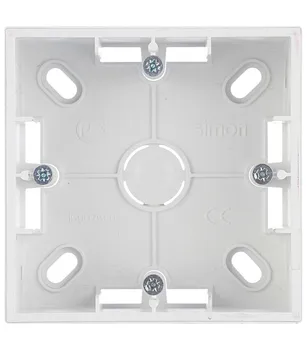 Коробка монтажная Simon 15 накладная алюминий (1590751-033)