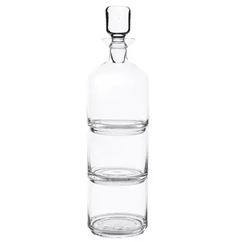 Набор для виски, 2 перс, 3 пр, графин/стаканы, стекло, Bottle