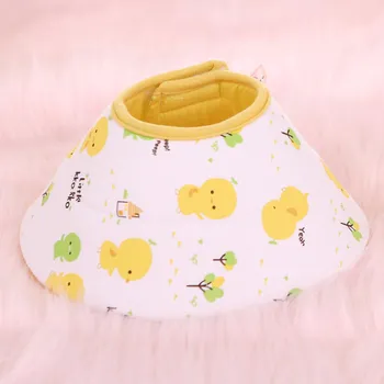 Pet Supplies Dog Elizabeth Ring Cat Pet Anti-Bite Ring Neck Ring Beauty Headgear Soft Ring XS земляничный