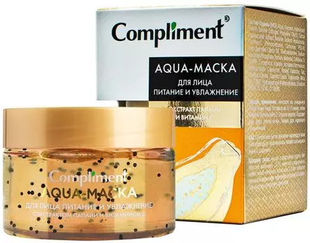 Aqua-маска для лица Compliment с экстрактом папайи и витамином С 100мл