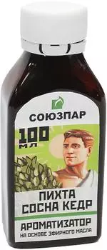 Ароматизатор на основе эфирных масел Союзпар Герои пихта сосна кедр 100мл