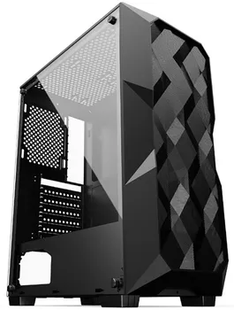 Корпус ATX ALSEYE Big Jony-B черный, без БП, окно, 2*USB2.0, USB3.0, audio