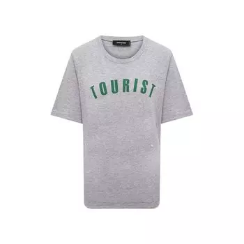 Футболка из хлопка и вискозы Dsquared2