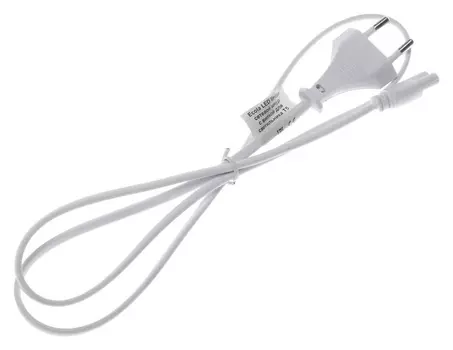 Шнур сетевой Ecola LED Linear, для светильника T5 с вилкой, 1 м
