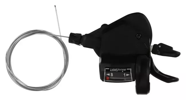 Шифтер Microshift, Ts39-8r, правый 8ск, с тросом 2050мм