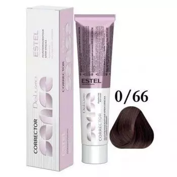 Estel De Luxe Sense Corrector - Корректор 0\66 Фиолетовый, 60 мл