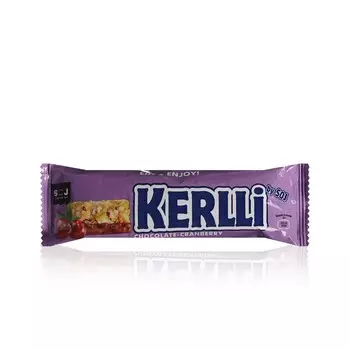 Батончик злаковый SOJ Kerlli с клюквой в молочном шоколаде 50г