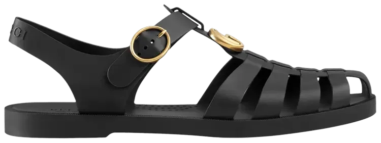 Сандалии Gucci Sandal 'Double G - Black', черный