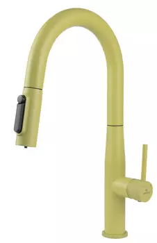 Смеситель для кухонной мойки Kaiser Vita 43344-22 с подачей фильтрованной воды, желтый