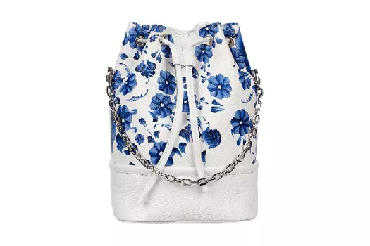 Женская сумка Torba Mini White Гжель Белый, Синий - Верфь
