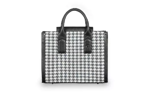 Женская сумка Tote Medium Белый, Чёрный