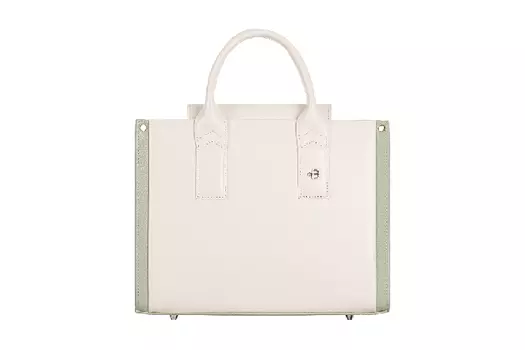 Женская сумка Tote Medium Mint-Ivory