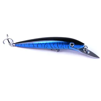 1 шт. HENGJIA 19,7 см 45 г большая приманка для гольяна с металлической губкой морская рыбалка приманка для окуня и щуки красный