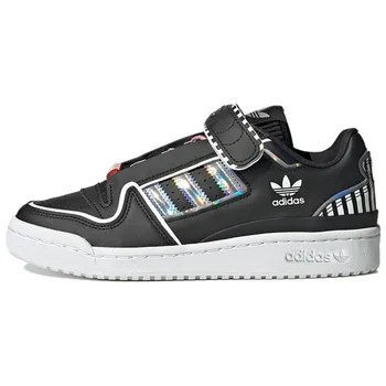 Adidas Forum Plus I Love Dance — черные женские кроссовки Core-Black Cloud-White True-Pink FY5225 35