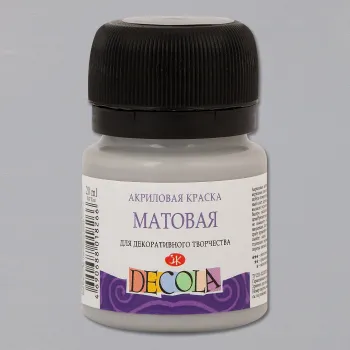 Акрил "Decola" 20 мл матовый Серый
