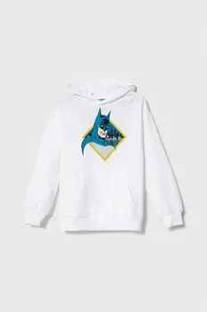 United Colors of Benetton Детская хлопковая толстовка DC, белый