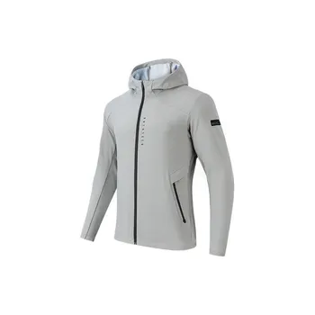 Мужская куртка Anta Solid Color Zip Hooded Jacket 152337608-3 XXXXL