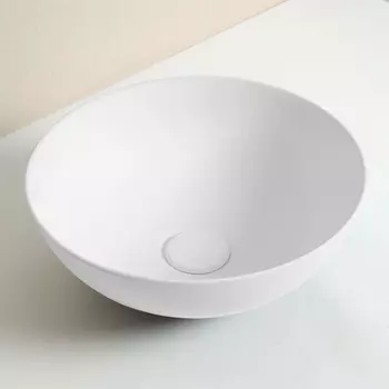 Раковина Gid Esfera 9081wm накладная 36х36 см, белая матовая