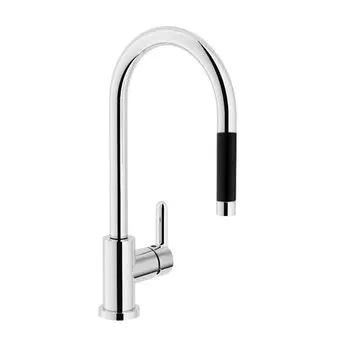 Смеситель для кухни Nobili ABC AB87137/1CR с выдвижным изливом