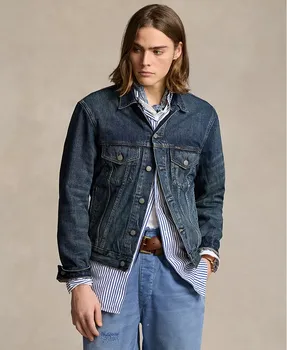 Мужская джинсовая куртка Trucker Polo Ralph Lauren, синий