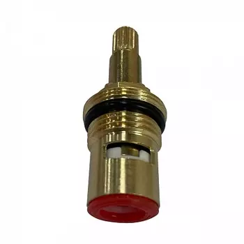 Кран-букса LM8096R-BL М18 х1.5 (20 шлицов) с керам. прокладками, поворот 90°, горячая. блистер