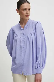 Рубашка Answear Lab, фиолетовый