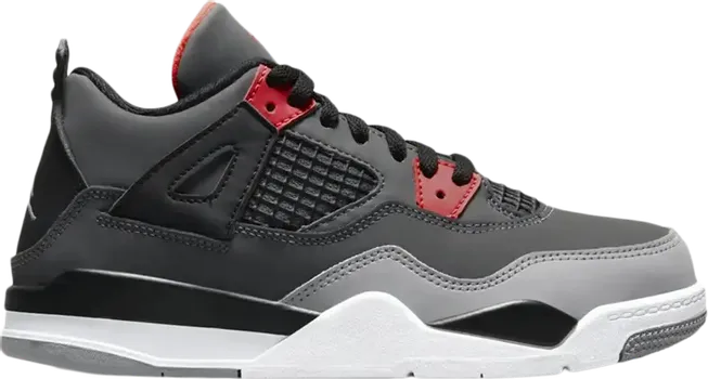 Кроссовки Air Jordan 4 Retro PS Infrared, серый