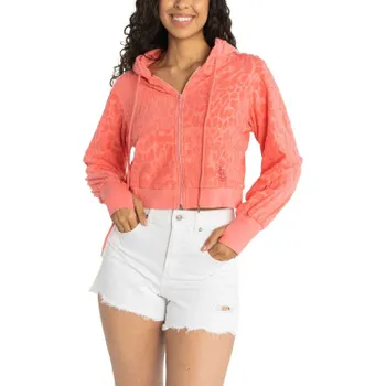 Женский свитшот с молнией во всю длину Lusso Pink St. Louis Cardinals Tabitha Cheetah Terry