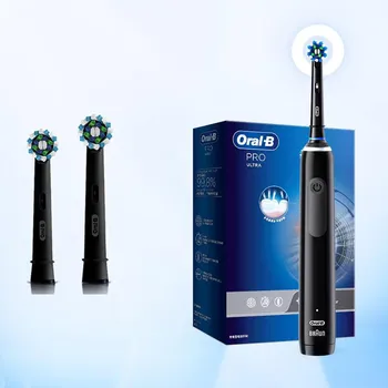 Электрическая зубная щетка Oral B PRO4 ULTRA, электрическая зубная щетка для взрослых, коробка Pro4 Ultra 3D Sonic Pro, серия с круглой головкой, глубокая чистка, массаж десен, праздничный подарок белый