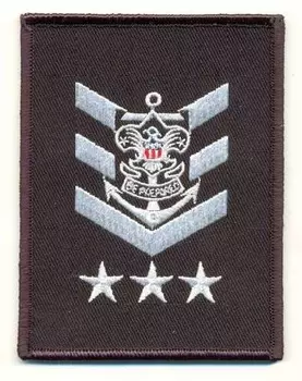 AD1094 Термоаппликация 'Шеврон с якорем', 10*7,5 см, Hobby&amp;Pro
