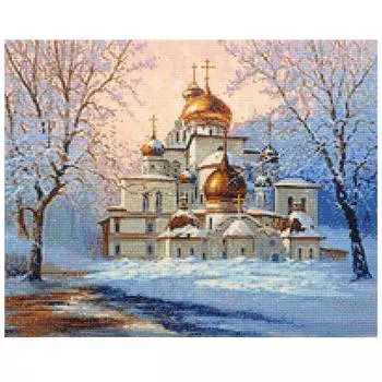 Алмазная мозаика 'Воскресенский собор Новоиерусалимского монастыря', 50*40см, Cristyle Cr 540058