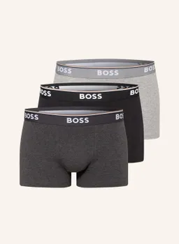 3 пары боксеров Boss, черный