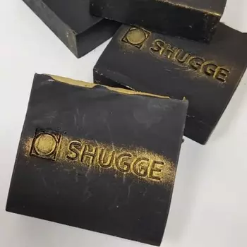 SHUGGE Шунгитовое мыло с золотой миккой