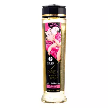 SHUNGA Масло возбуждающее для массажа Aphrodisia с ароматом розы