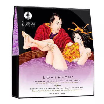 SHUNGA Порошок для принятия ванны LOVEBATH Чувственный лотос 650.0