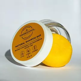 SIBIRBOTANIQ Натуральный твердый шампунь для сухих волос с облепихой 50.0