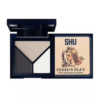 SHU Мини палетка теней для век Queen's Play Palette Mini Eyeshadow Palette