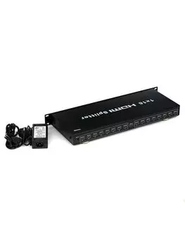 Разветвитель HDMI(19F)-16xHDMI(19F) v1.4 4K, черный VCOM (DD4116)