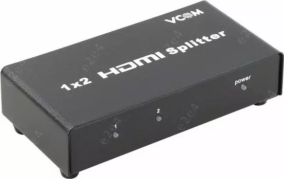 Разветвитель HDMI VCOM HDMI Spliitter 1=>2 3D Full-HD 1.4v, каскадируемый (VDS8040D)